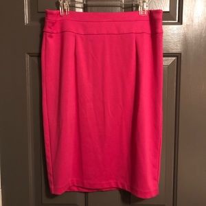 Sunny Leigh Hot Pink Pencil Skirt